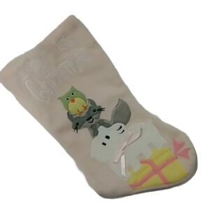 "Baby's First Christmas" Stocking,  Pink, Girl, NWT